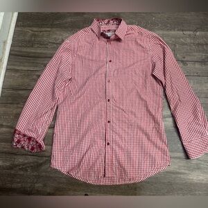 Men's Red Checkered Shirt